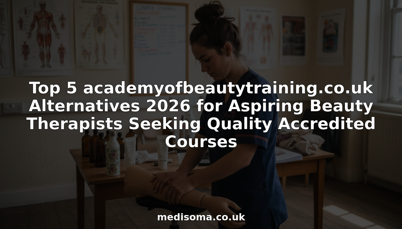 Top 5 academyofbeautytraining.co.uk Alternatives 2026 for Aspiring Beauty Therapists Seeking Quality Accredited Courses