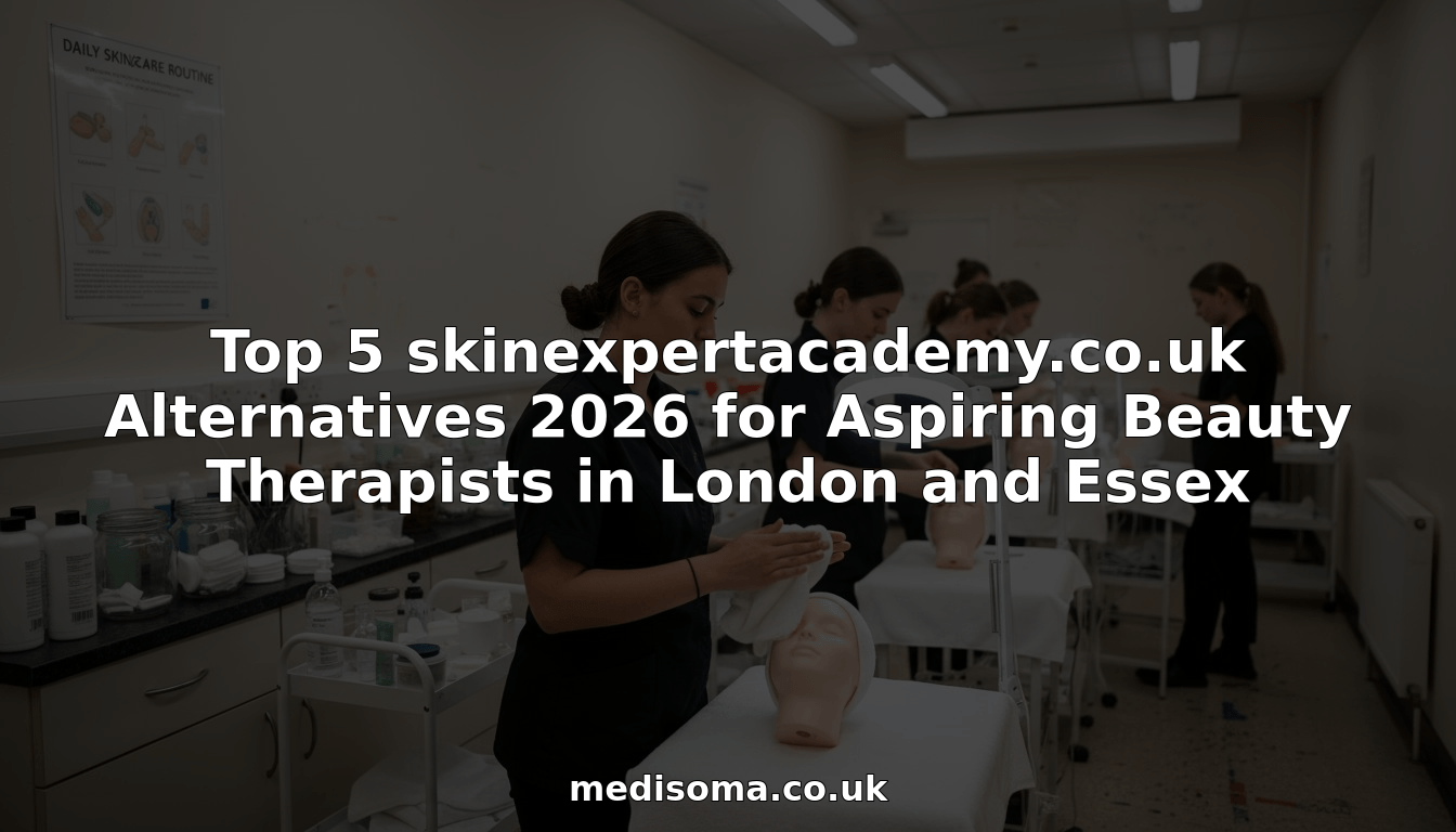 Top 5 skinexpertacademy.co.uk Alternatives 2026 for Aspiring Beauty Therapists in London and Essex